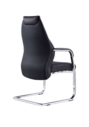 Mien Black Cantilever Chair Image 3