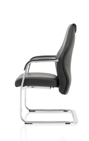 Mien Black Cantilever Chair Image 5