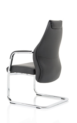 Mien Black Cantilever Chair Image 6