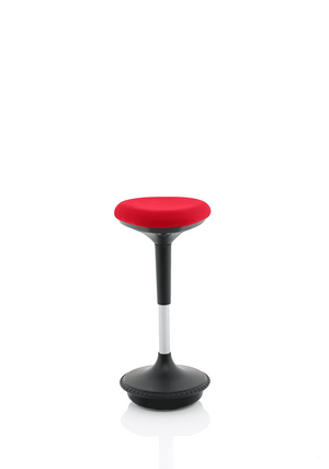 Sitall Deluxe Stool Red Fabric Seat Image 6