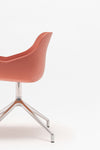 Baltic Basic Armchair with 4 Star Polished Aluminium Base Detail