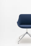 Baltic Classic Armchair with 4 Star Polished Aluminium Base Detail 2