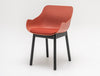Baltic Remix Armchair with Four Wooden Legs