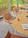 Baltic Soft Duo Armchair with Wooden Table and Lounge Chair in Modern Office Setting 2