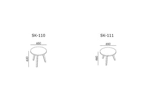 Balwoo Wooden Round Table 110 111 Dimensions