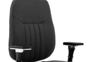 Barcelona Deluxe Black Fabric Operator Chair Image 14