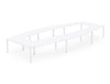 Barrel Shaped Boardroom Table with Centre Space 2