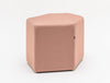 Bazalto Modular Pouffe With Low Height And Light Grey Finish