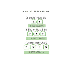 Beam Seating Bm75 2 3 Or 4 Seater Configurations