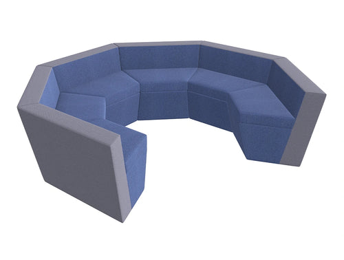 Ben 6 Person Low Back Open Collaboration Pod