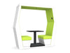 Bill 2 Seat Roofed Den With Lime Grey Cushion And Black Table