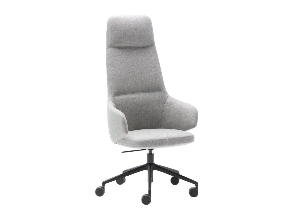 Binar Executive High Back Armchair With Casters