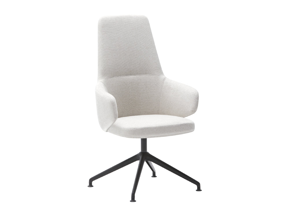 Binar Executive Medium Back Armchair with 4 Spoke Base