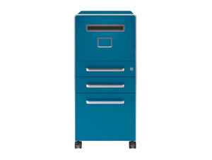 Bisley Bite Mobile Pedestal with Three Filing Drawers 3