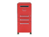 Bisley Bite Mobile Pedestal with Three Filing Drawers 4