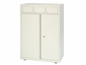 Bisley Lateralfile Front Access Recycling Unit In White