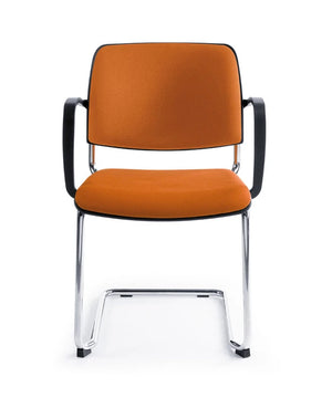 Bit Plastic Seat And Mesh Backrest Chair  Cantilever Frame   Model 555V 10