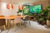 Blume 4 Legged Chair With Indoor Plant And Rectangular Table In Meeting Room Setting