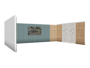 Board Room with Mixed Wall Panels