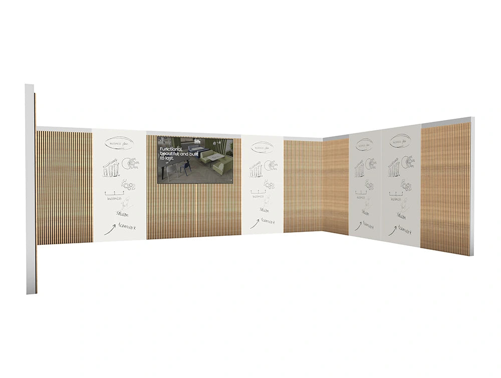 Board Room with Wooden Slats