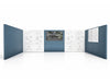 Boardroom Configuration with Glassboard
