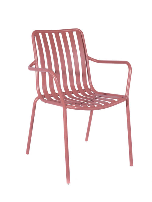 Breeze Aluminium Armchair - Standard - Brick Dust