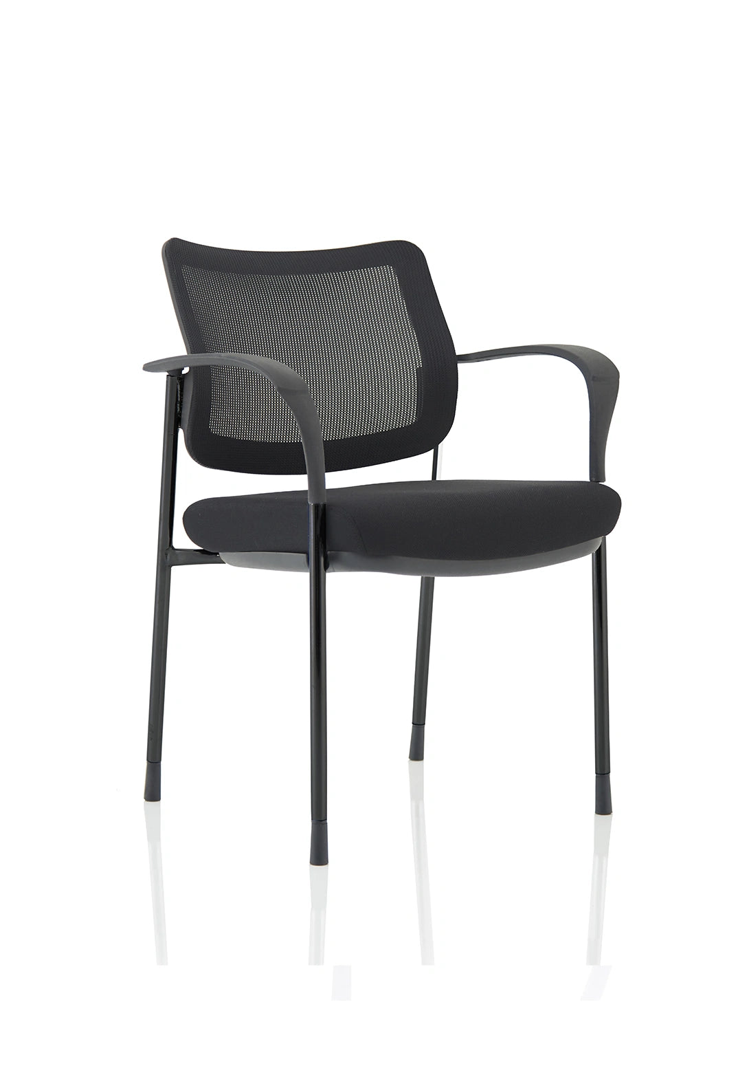 Brunswick Deluxe Medium Back Stacking Visitor Office Chair With Arms BR000221 1