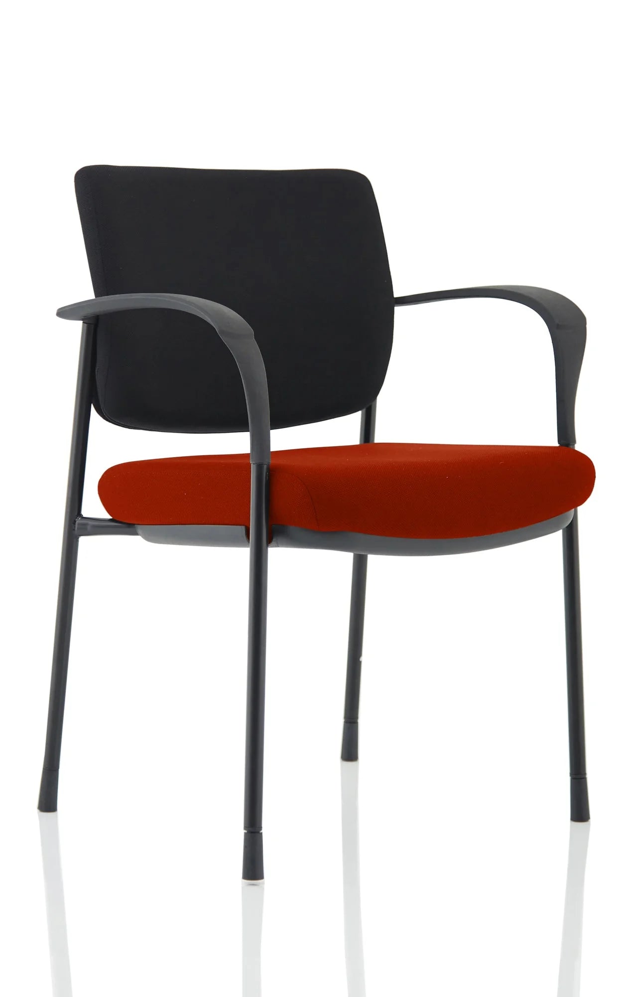 Brunswick Deluxe Medium Back Stacking Visitor Office Chair with Arms Bespoke KCUP1556