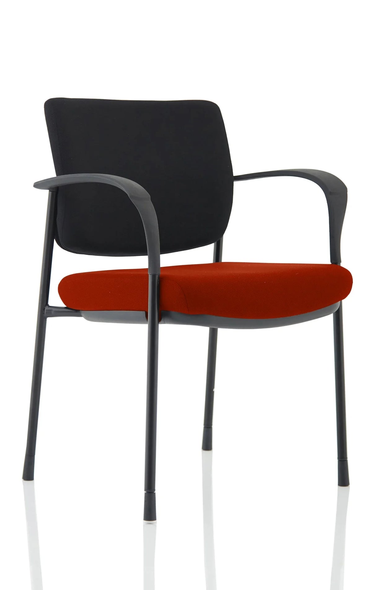 Brunswick Deluxe Medium Back Stacking Visitor Office Chair with Arms Bespoke KCUP1557
