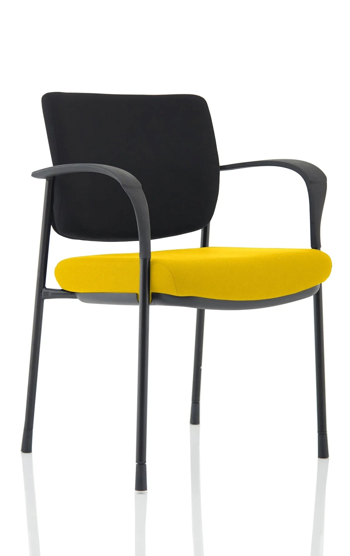 Brunswick Deluxe Medium Back Stacking Visitor Office Chair with Arms Bespoke KCUP1560