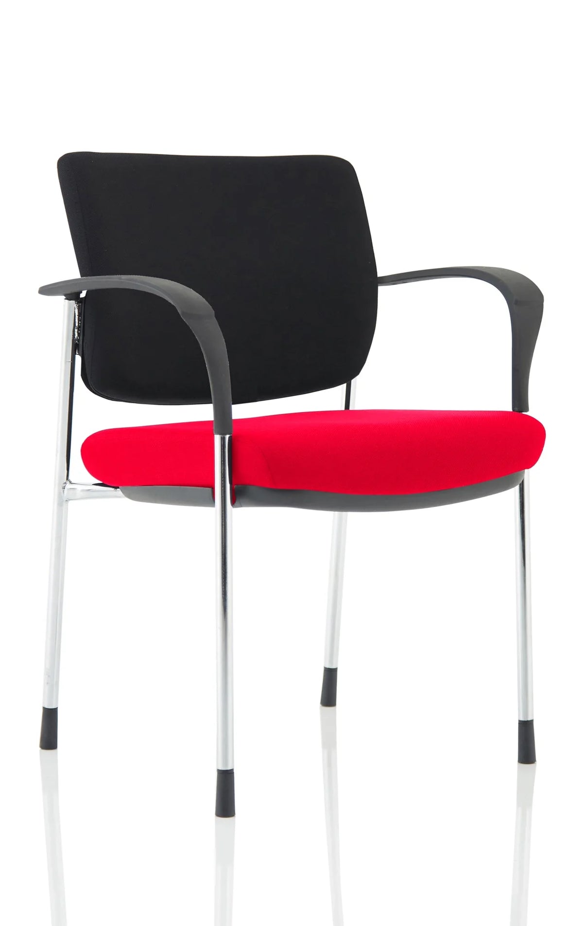Brunswick Deluxe Medium Back Stacking Visitor Office Chair with Arms Bespoke KCUP1564