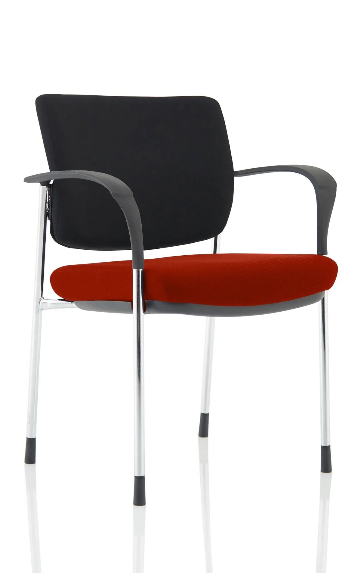 Brunswick Deluxe Medium Back Stacking Visitor Office Chair with Arms Bespoke KCUP1565