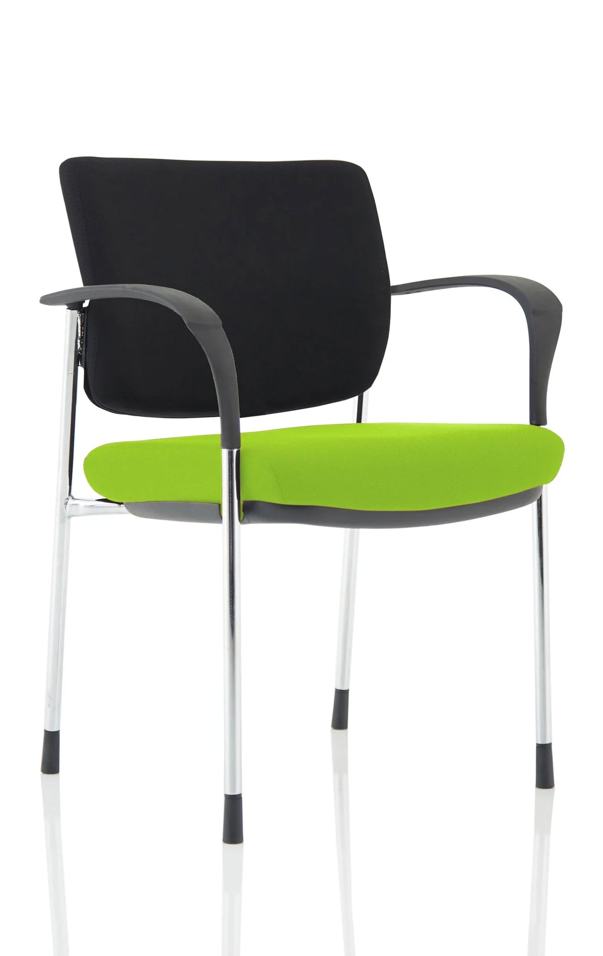 Brunswick Deluxe Medium Back Stacking Visitor Office Chair with Arms Bespoke KCUP1567