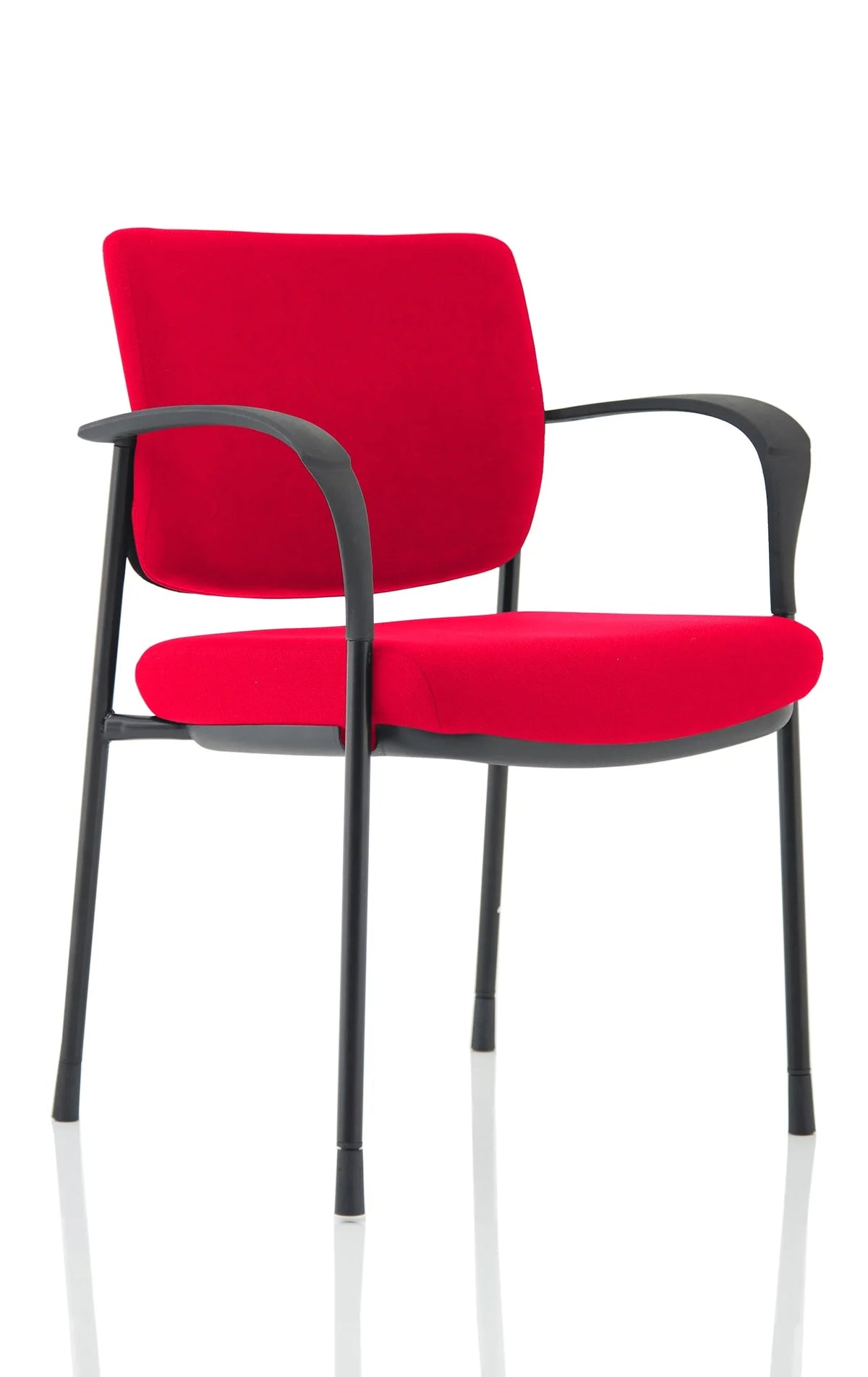 Brunswick Deluxe Medium Back Stacking Visitor Office Chair with Arms Bespoke KCUP1572