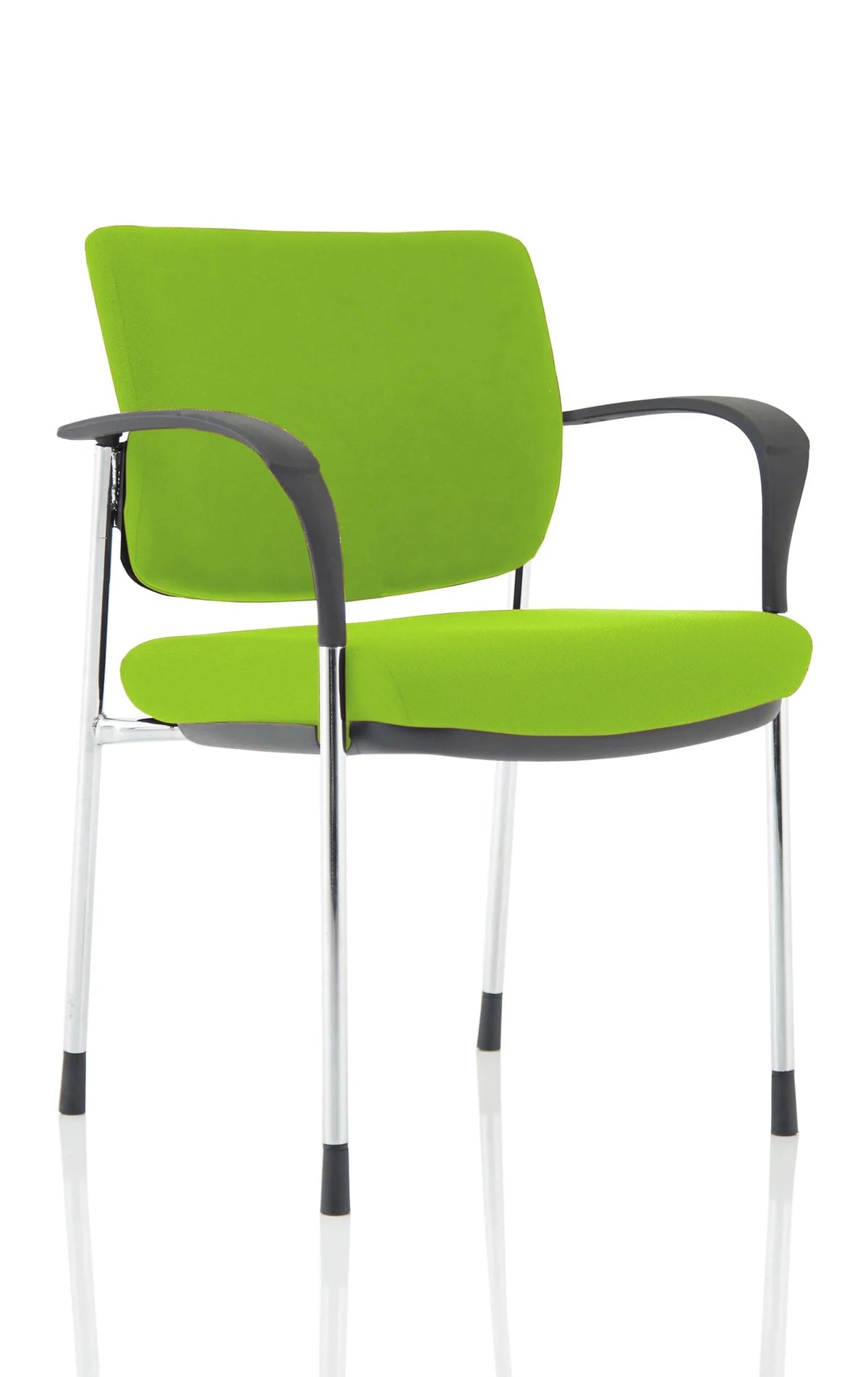 Brunswick Deluxe Medium Back Stacking Visitor Office Chair with Arms Bespoke KCUP1583