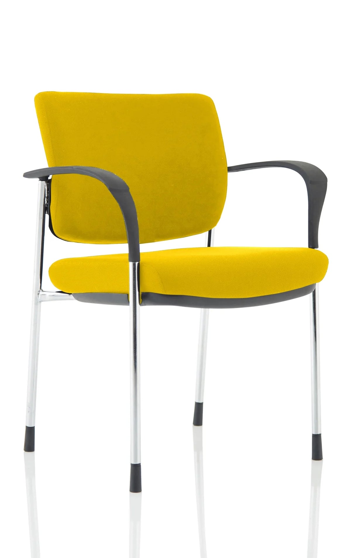 Brunswick Deluxe Medium Back Stacking Visitor Office Chair with Arms Bespoke KCUP1584
