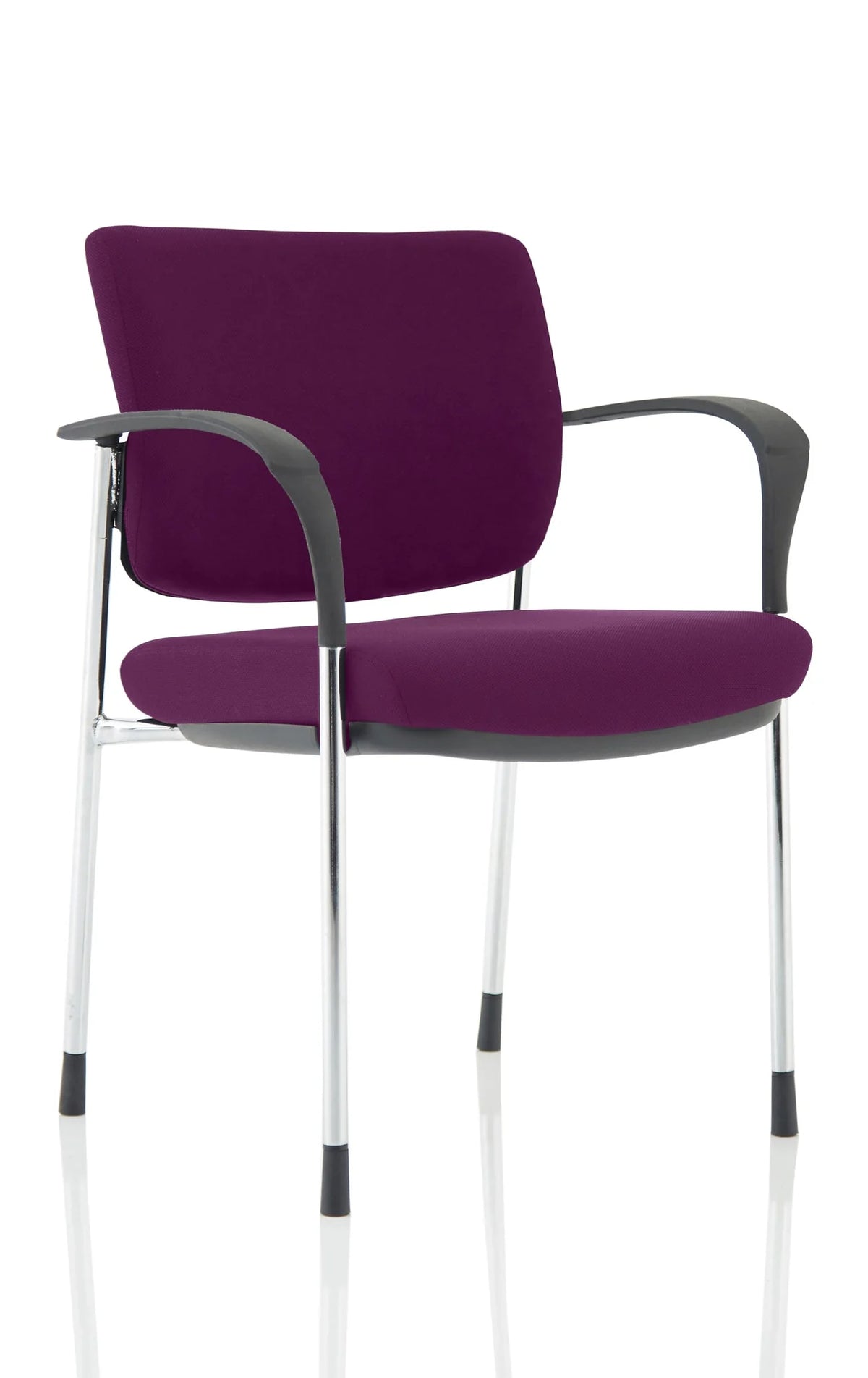 Brunswick Deluxe Medium Back Stacking Visitor Office Chair with Arms Bespoke KCUP1587