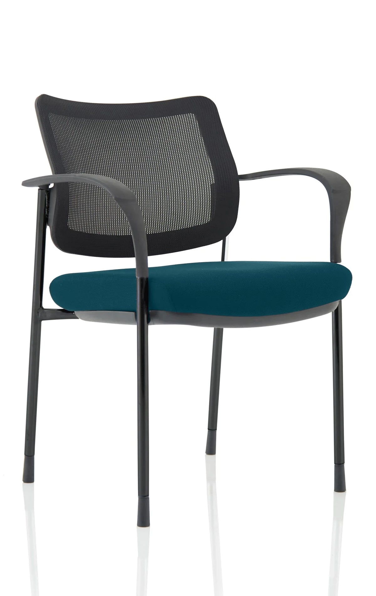 Brunswick Deluxe Medium Back Stacking Visitor Office Chair with Arms Bespoke KCUP1590