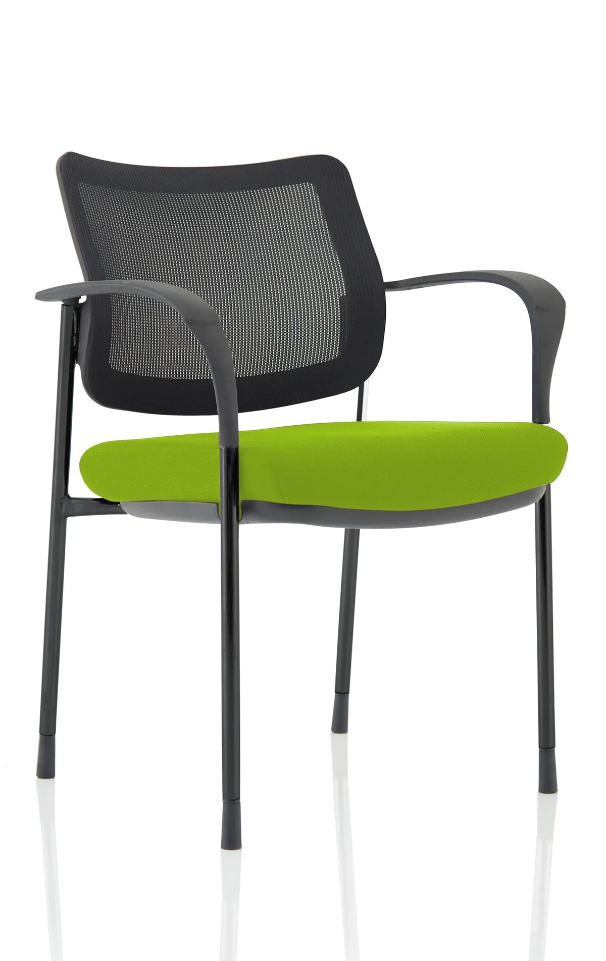 Brunswick Deluxe Medium Back Stacking Visitor Office Chair with Arms Bespoke KCUP1591