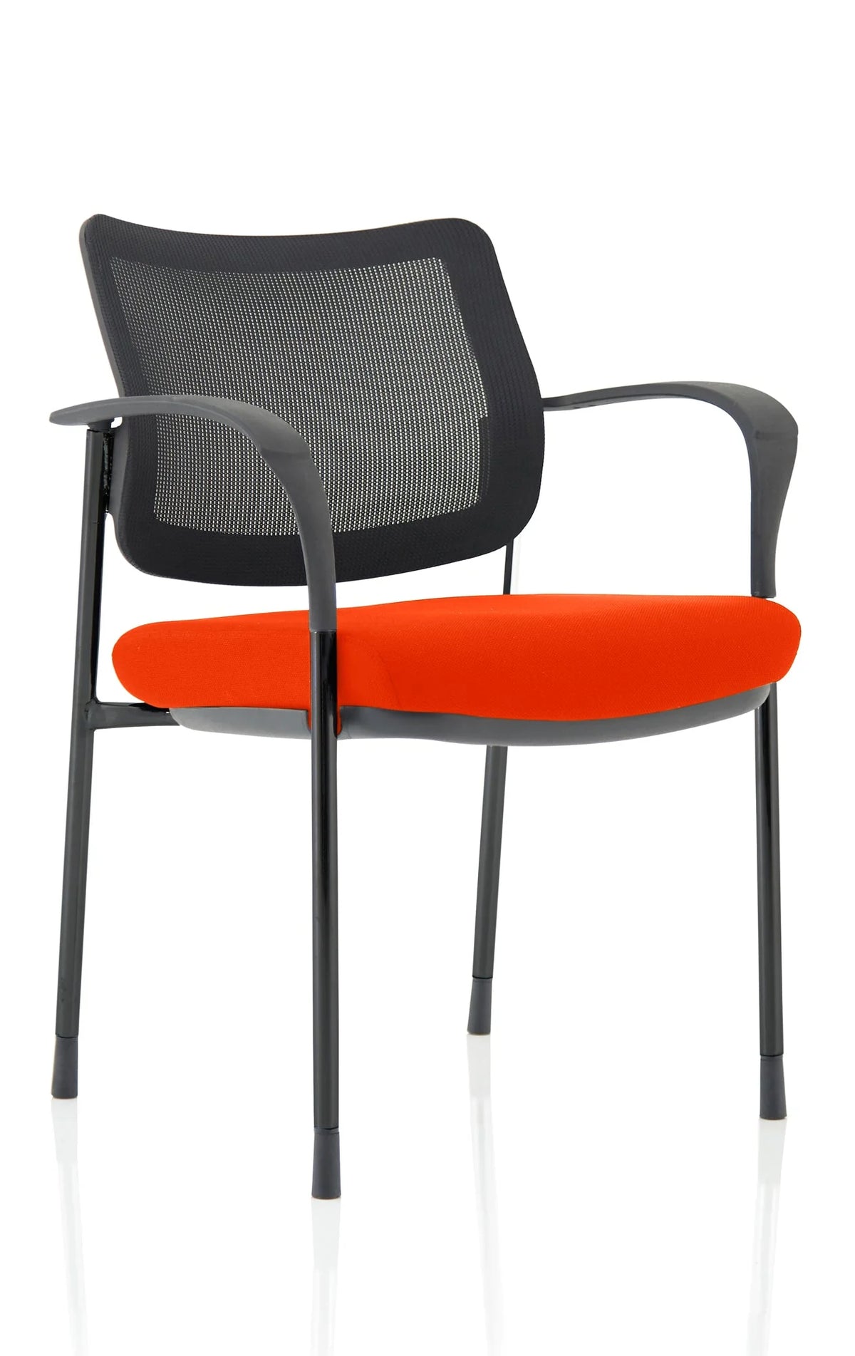 Brunswick Deluxe Medium Back Stacking Visitor Office Chair with Arms Bespoke KCUP1594