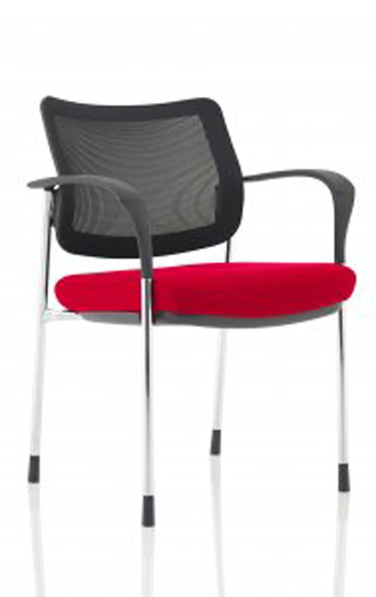Brunswick Deluxe Medium Back Stacking Visitor Office Chair with Arms Bespoke KCUP1596