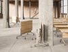 Buronomic Eureka Folding Table 3 In Folded Position