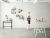 Buronomic High Cohesion Table 4 With White Leg