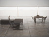 Buronomic Prestige Contemporary Executive Desk 5 With Brown Top And Legs Finishes