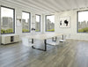 Buronomic Prestige Meeting Executive Table 5 With Black Leg With White Chair In Meeting Area