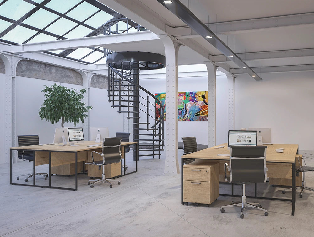 Buronomic Stricto Desk Of Character 3 In Nebraska Oak