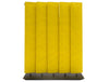 Buzziblinds Straight V Cut Freestanding Acoustic Screen Yellow With Black Baseplate