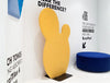 Buzzicactus Taco Freestanding Acoustic Screen With Black Base And Buzzipouf