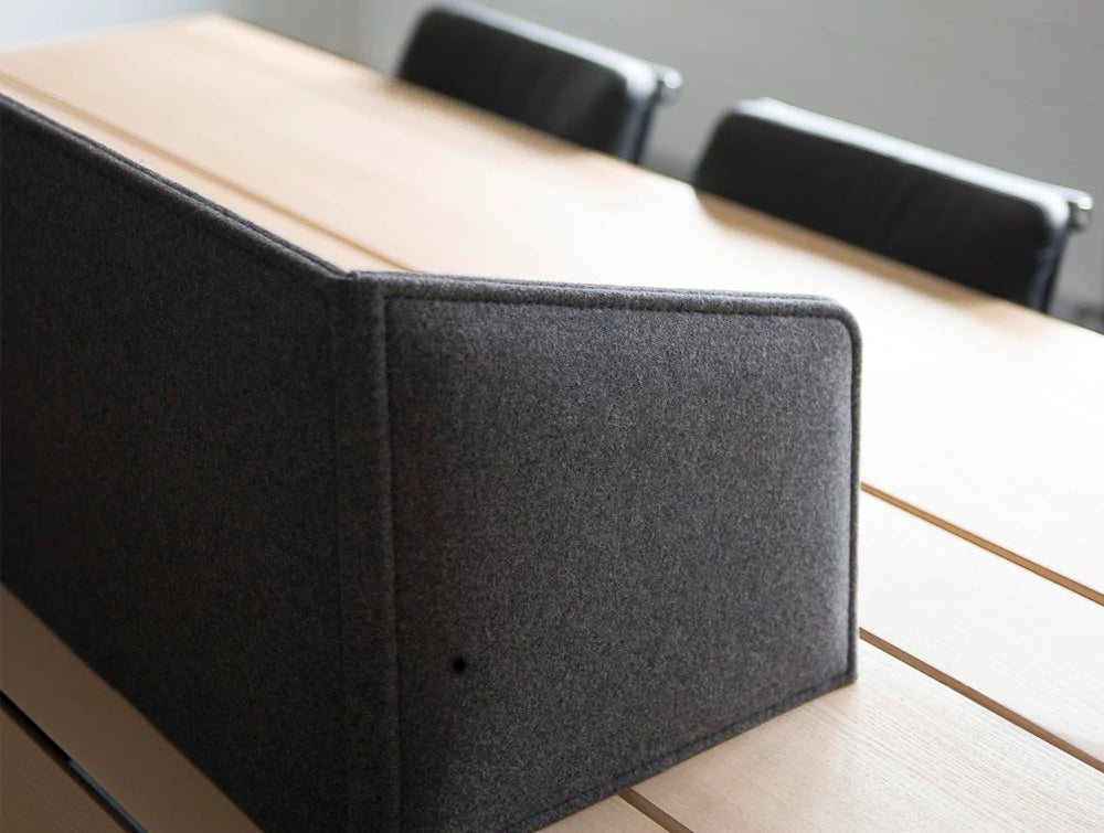 BuzziDesk Flexible Acoustic Workstation Flaps Movable on Table Top