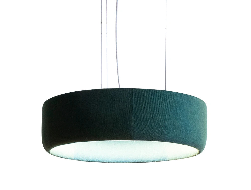 BuzziJet Acoustic Circular Pendant Ceiling Light Small Green